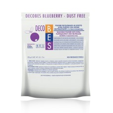 DECOBES BLUEBERRY DUST FREE -  ОБЕЗЦВЕТЯВАЩ ПРАХ (ЛИЛАВ) С АНТИ - ЖЪЛТ ЕФЕКТ (7 НИВА) 500мл