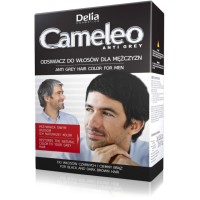 Боя за мъже ефект Анти - Сиво за черна  и кафява коса DELIA COSMETICS CAMELEO ANTI GREY HAIR COLOUR FOR MEN